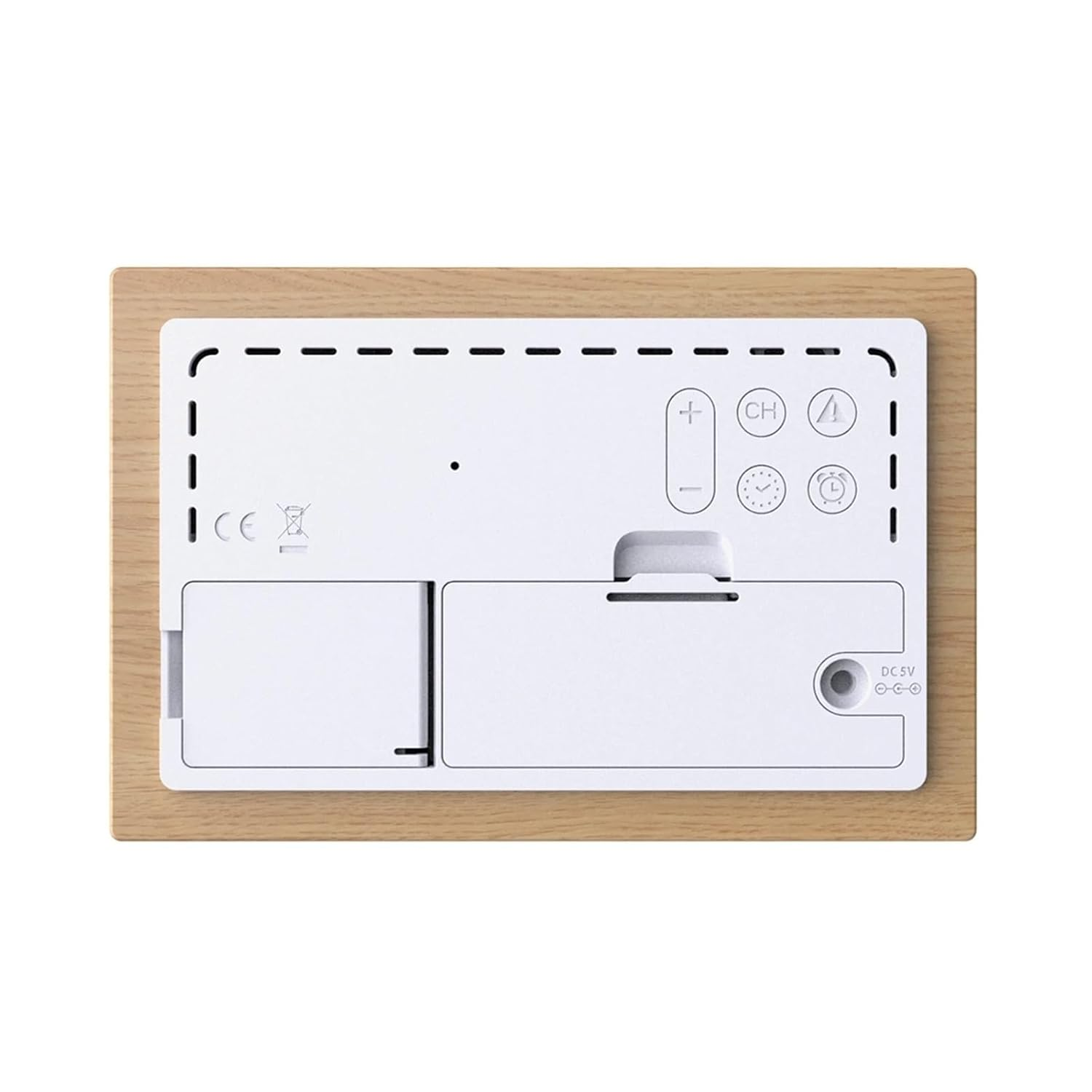 Digital VA Color Wood Weather Station Home Temperature Humidity Air Pressure Monitor Wall Alarm Clocks Wireless Forecast Sensor image number 4