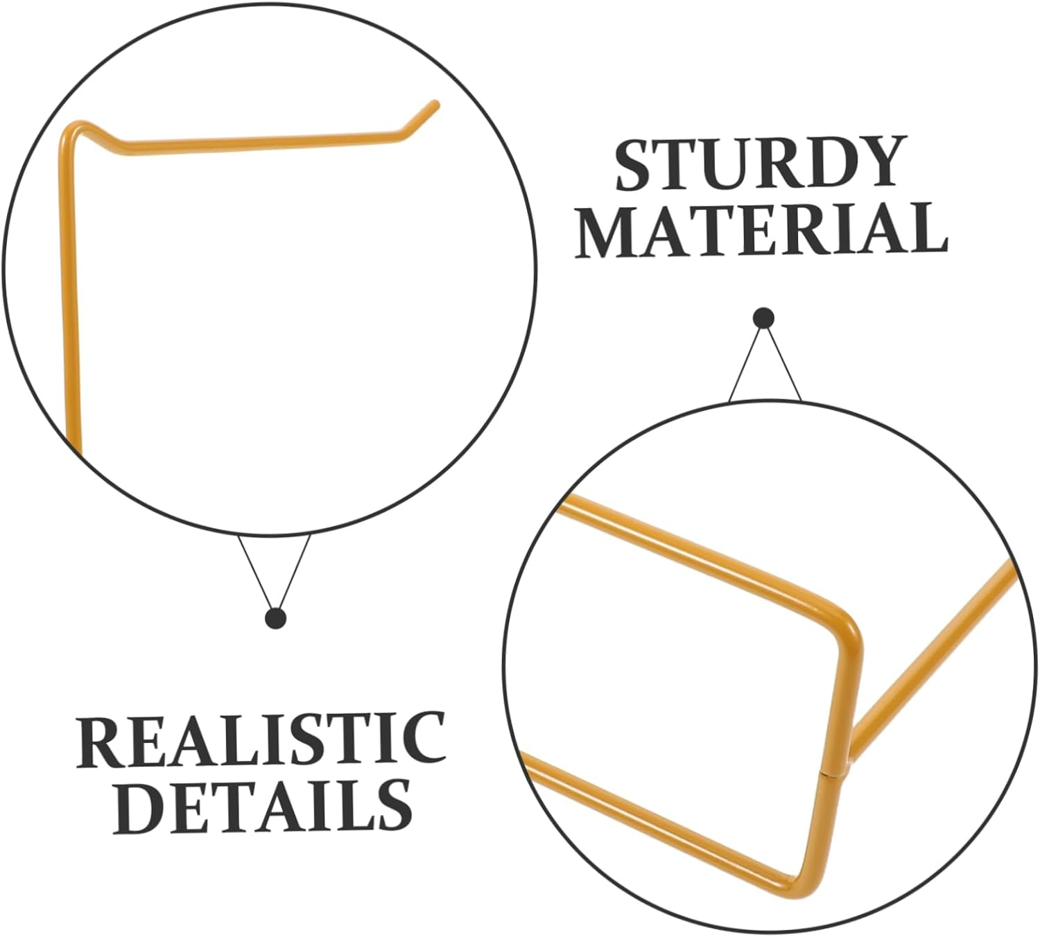 WOFASHPURET 3Pcs Nail Polish Sample Stick Display Stand Gold Metal Nail Color Chart Holder Slot Based Organizer for Gel Polish and Manicure Practice image number 2