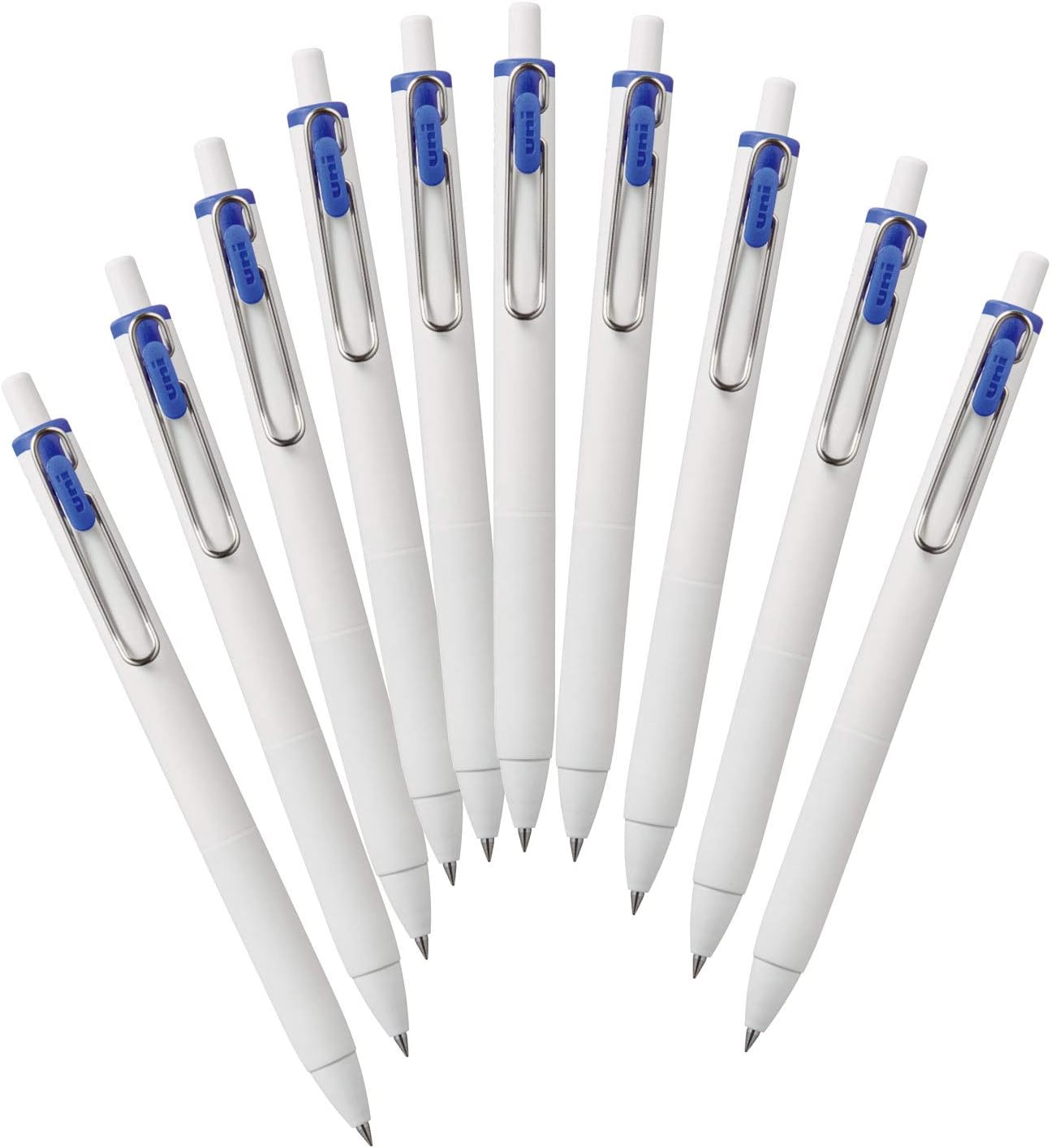 Mitsubishi Pencil Uni-Ball One Gel Ballpoint Pen, 0.5, Blue, 10 Pieces, Hako UMNS05.33 image number 6