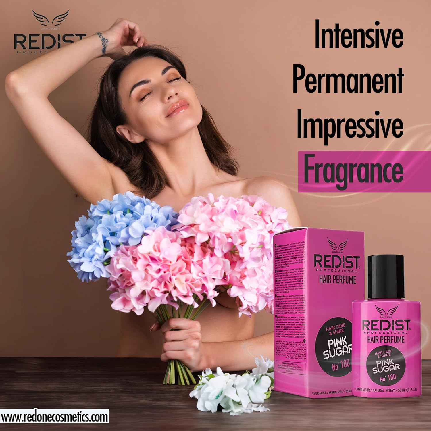 Redist Hair Perfume Pink Sugar 50 Ml image number 3