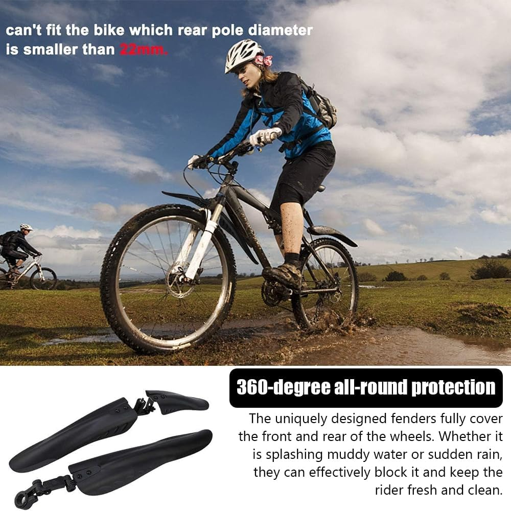 Bike Mudguard,Bicycle Splash Guard,Cycling Tires Mudguard,Bicycle Fenders,Bicycle Mudguard Set,General Splash Guard,For Bike,Mountain Road Bike image number 5