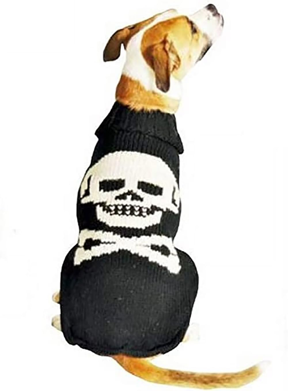 Chilly Dog Black Skull Dog Sweater, Xx-Large image number 3