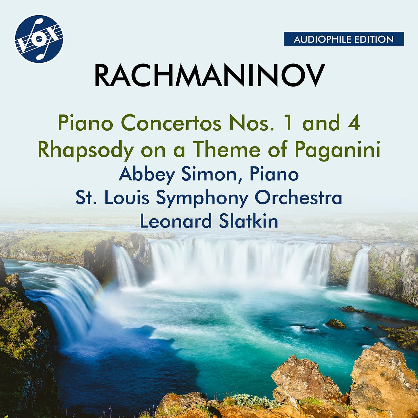 RACHMANINOFF: PIANO CONCERTOS NOS. 1 & 4; RHAPSODY on a THEME of PAGANINI