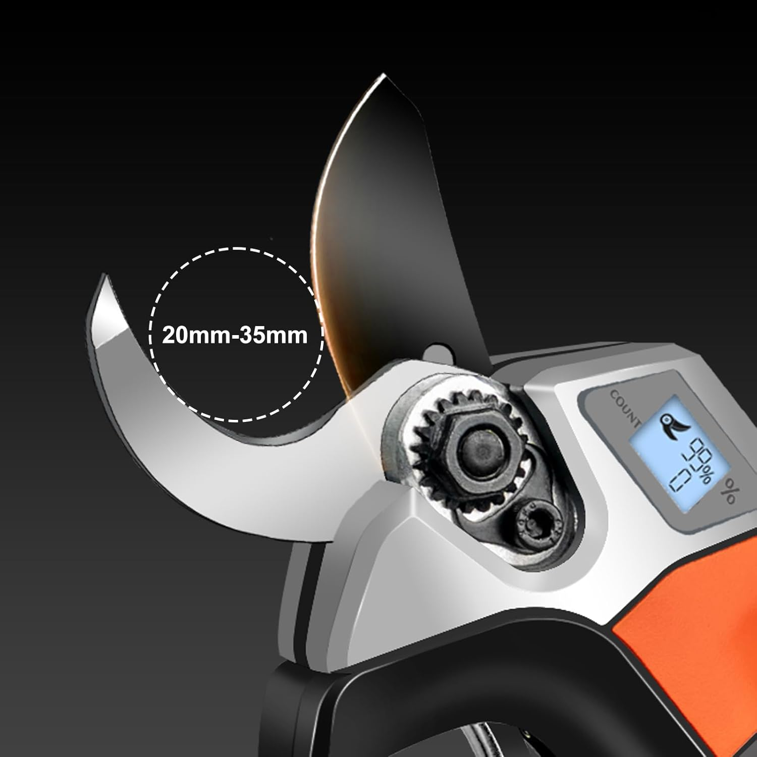 Kebtek Professional Secateurs SK5 High Carbon Steel Blade Replacement (KT E-35-Blade) image number 2