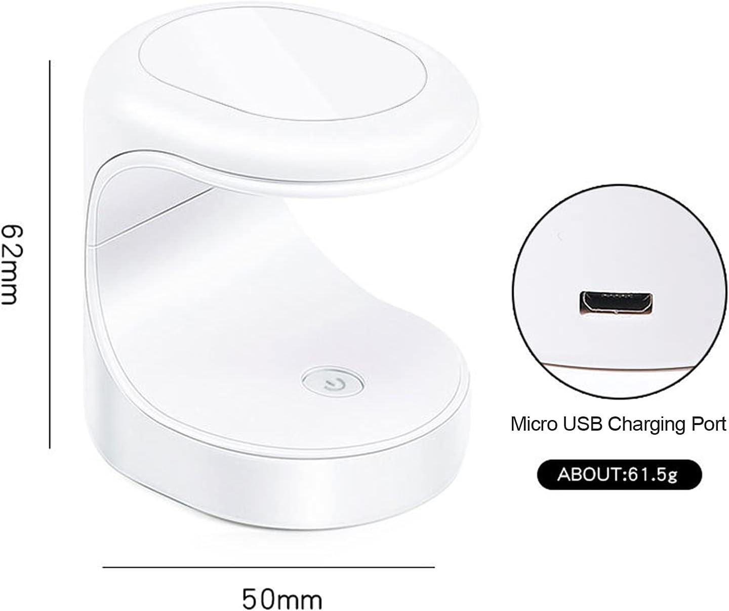 Kstyhome Mini UV LED Nail Lamp Gel Polish Nail Dryer UV Gel Curing Lamp USB Nail UV Light LED Therapy Light Nail Art Tools image number 4