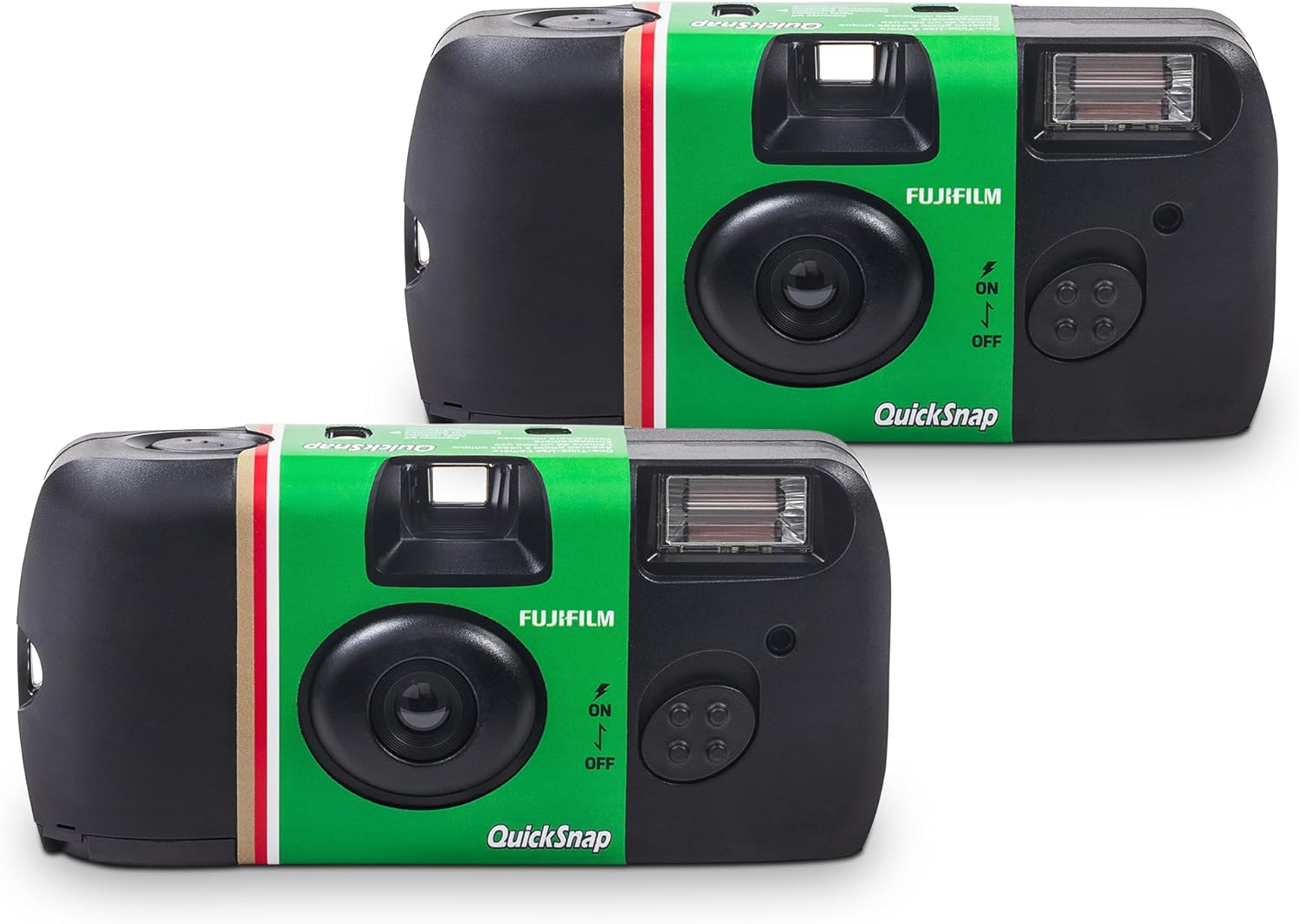 Fujifilm Quicksnap Flash 400 One-Time-Use Camera - 2 Pack image number 1