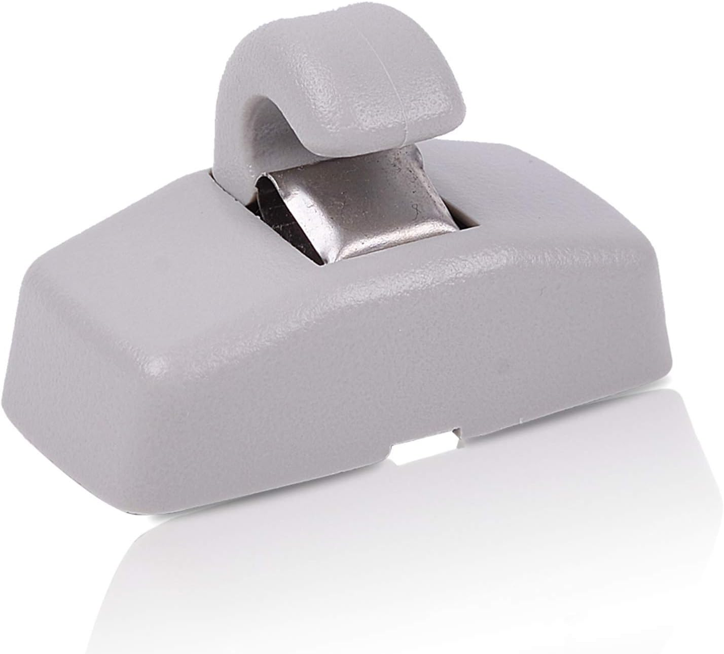 Runmade Gray Sun Visor Hook Clip Bracket Hanger Compatible with VW Golf GTI Jetta Mk4 Passat B5 B6 Touran Polo Seat image number 4