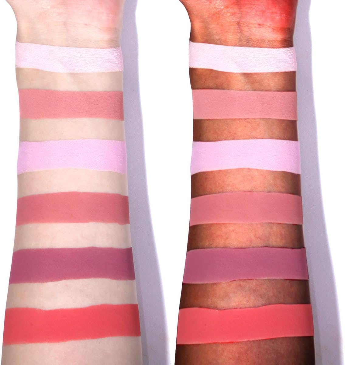 Maffick 6-Color Blush Palette,Eyeshadow Palette-Matte Pearl Finish for Diversified Vibrant Looks (01)