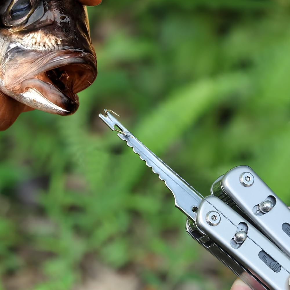 Roxon FT03 Build Your Own Multitool Accessory for Flex Multitool (Flat File, Fish Hook Remover & Fish Scaler, Fish Hook Sharpener Adjuster, Bicycle Spoke Wrench) Good for Fishing & Camping image number 4