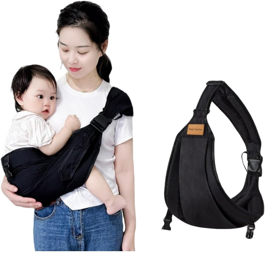 Baby Carrier Toddler Sling Ergonomic, Front Carry for Newborns & Older Babies 8-32 Lbs Infants Adjustable Size Breathable for Going Out Shopping Portable