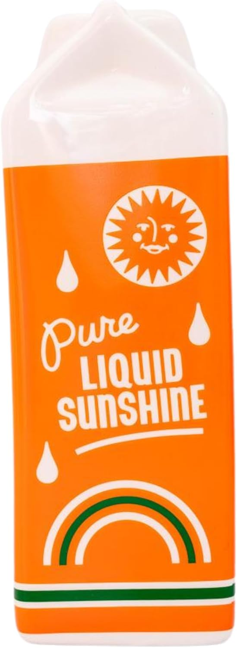 Ban.Do Vintage Inspired Rise and Shine Decorative Ceramic Vase, Unique Home/Kitchen/Office Accent, Orange Juice image number 4