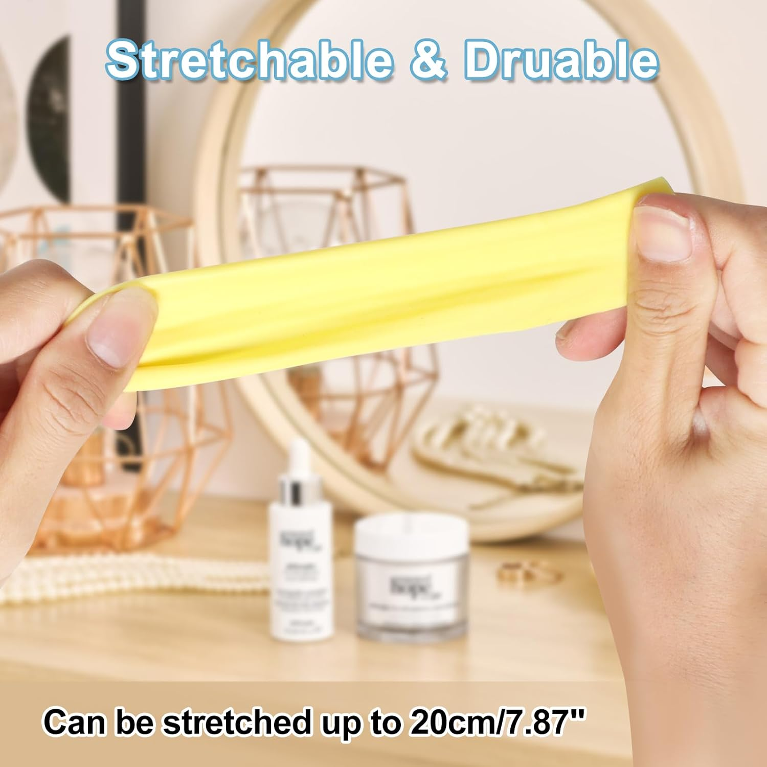 10 Pack Silicone Bottle Covers for Travel, Cruise Essentials for Men and Women, Leaklocks Toiletry Skins for Shampoo, Conditioner, Shower Gel and Other Bottles image number 5