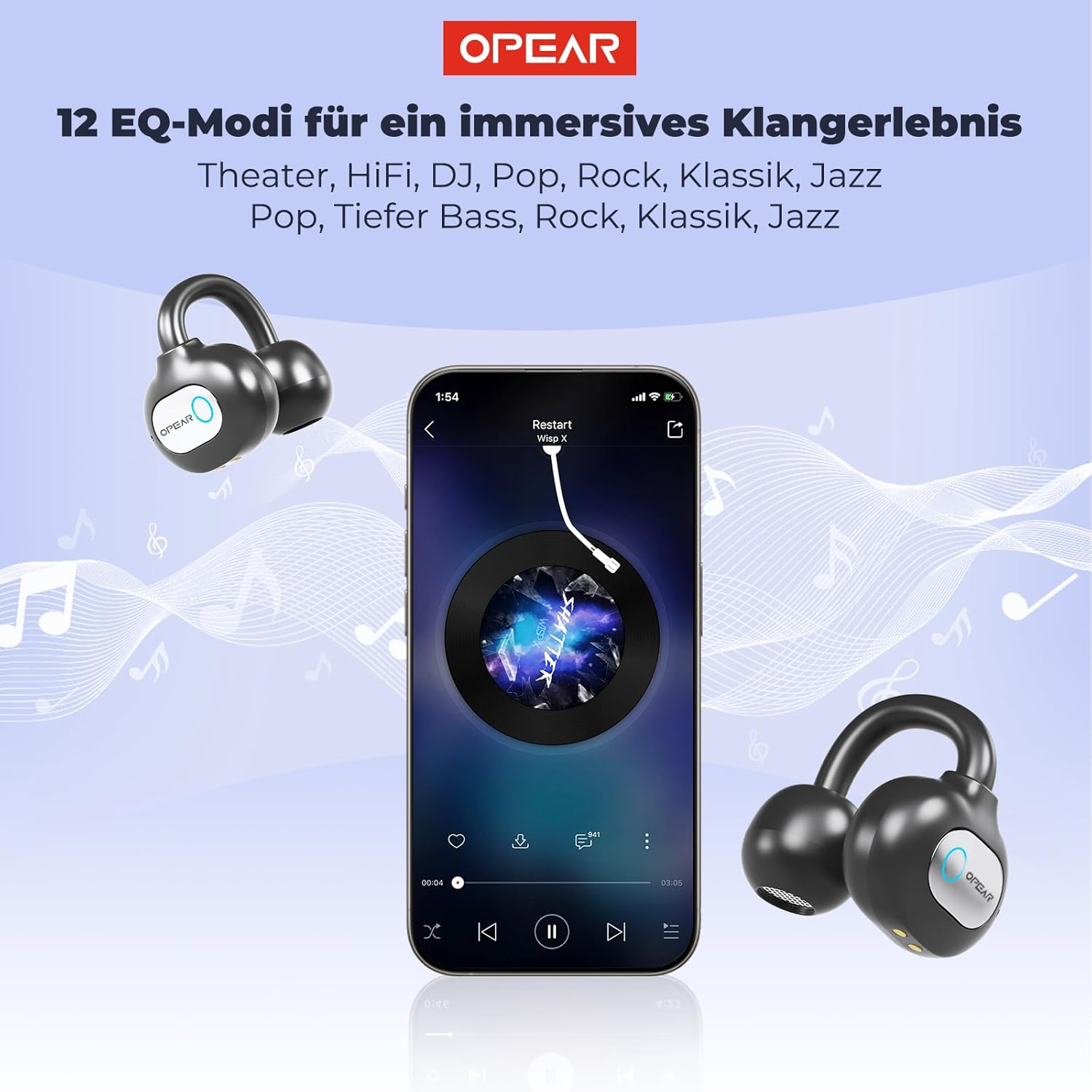 AI Translator Headphones, Real-Time Translation Earbuds, Bluetooth Translation Headphones, 134 Voice Translation, with Real Time Translation, for Travel and Learning image number 1