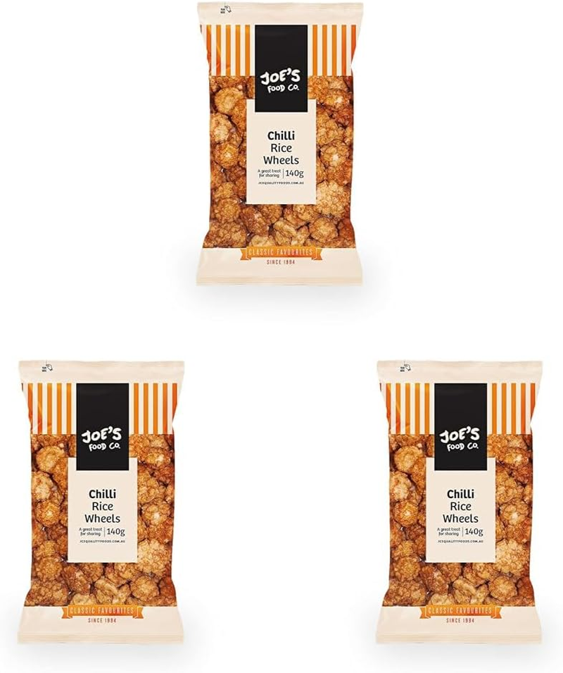 Joe'S Food Co. Chilli Rice Wheels, 140G