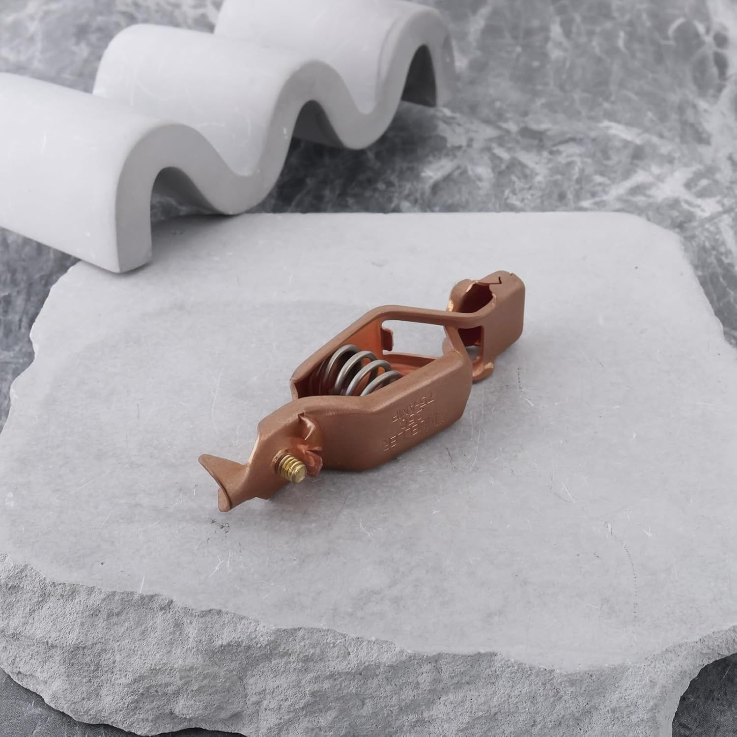 2X 75A 16Mm Copper Heavy-Duty Battery Clips with Green Clip Insulator for Charging Testing and Starting of Vehicles Ships image number 2