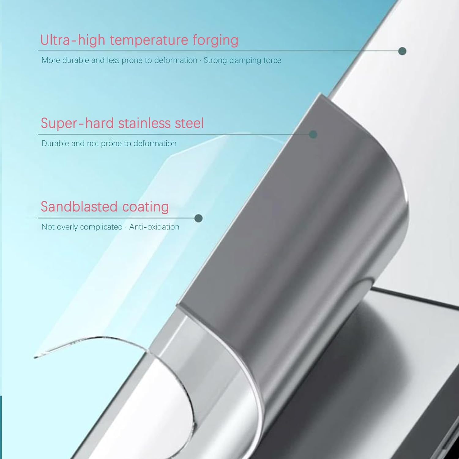 Xolixorium Professional Facial Blackhead Remover Tweezers - Extractor Acne Removal Kit Pimple Popper Tool Pimple Popping Kit Precision Tweezers for Whiteheads Acne Clip Ingrown Hairs Stainless Steel image number 3