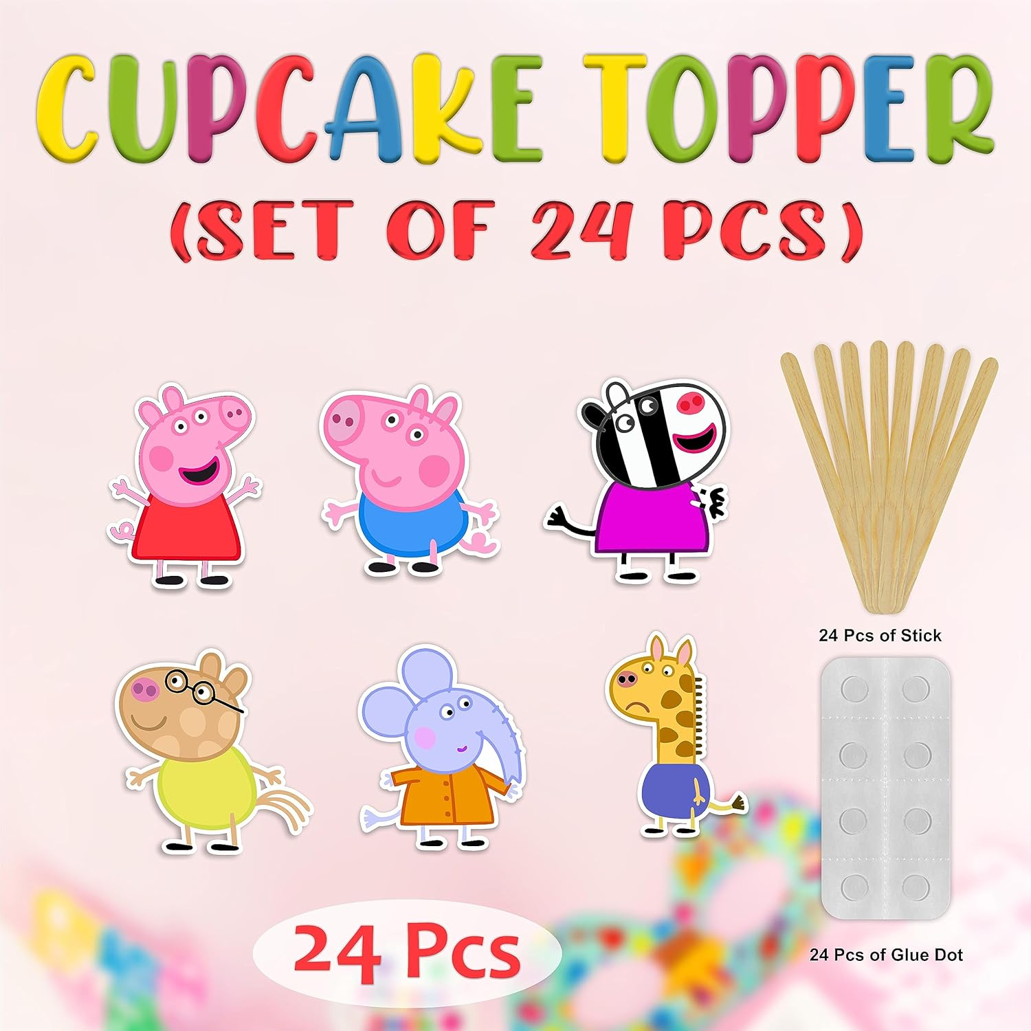 Pepa Pig Cupcake Topper image number 2