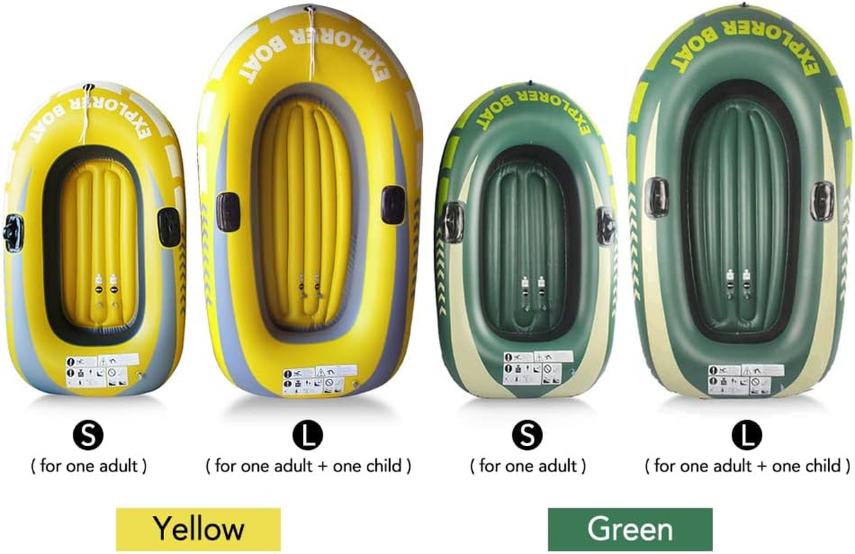 Inflatable Boat Fishing Boat Summer Fun Boat Canoe Kayak for One Person