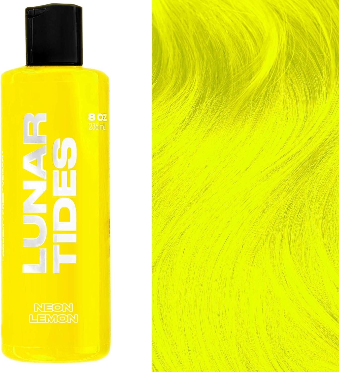 Lunar Tides Semi-Permanent Hair Color (43 Colors) (Neon Lemon, 8 Fl. Oz.) image number 6