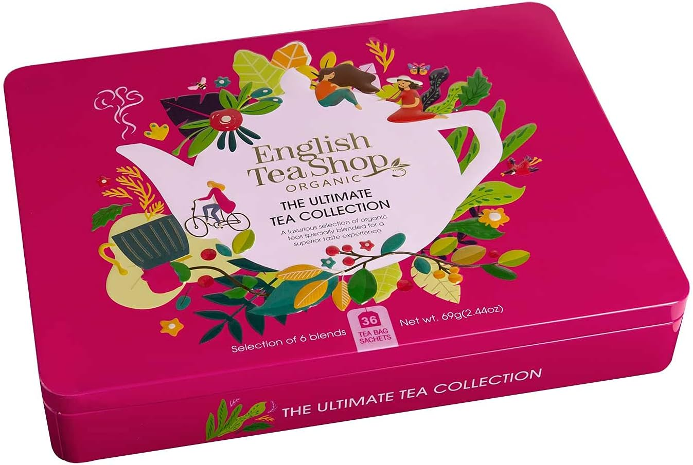English Tea Shop English Tea Shop Gift Pack the Ultimate Tea Collection Pink 36 Sachets, 36 Pieces (U058144) image number 5
