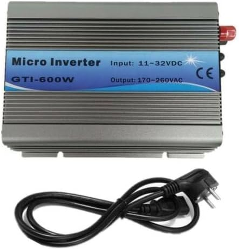 Y&H 600W Grid Tie Inverter Stackable DC10.5-28V Input AC230V MPPT Pure Sine Wave Micro Inverter Fit for 12V Solar Panel/24V Battery image number 3