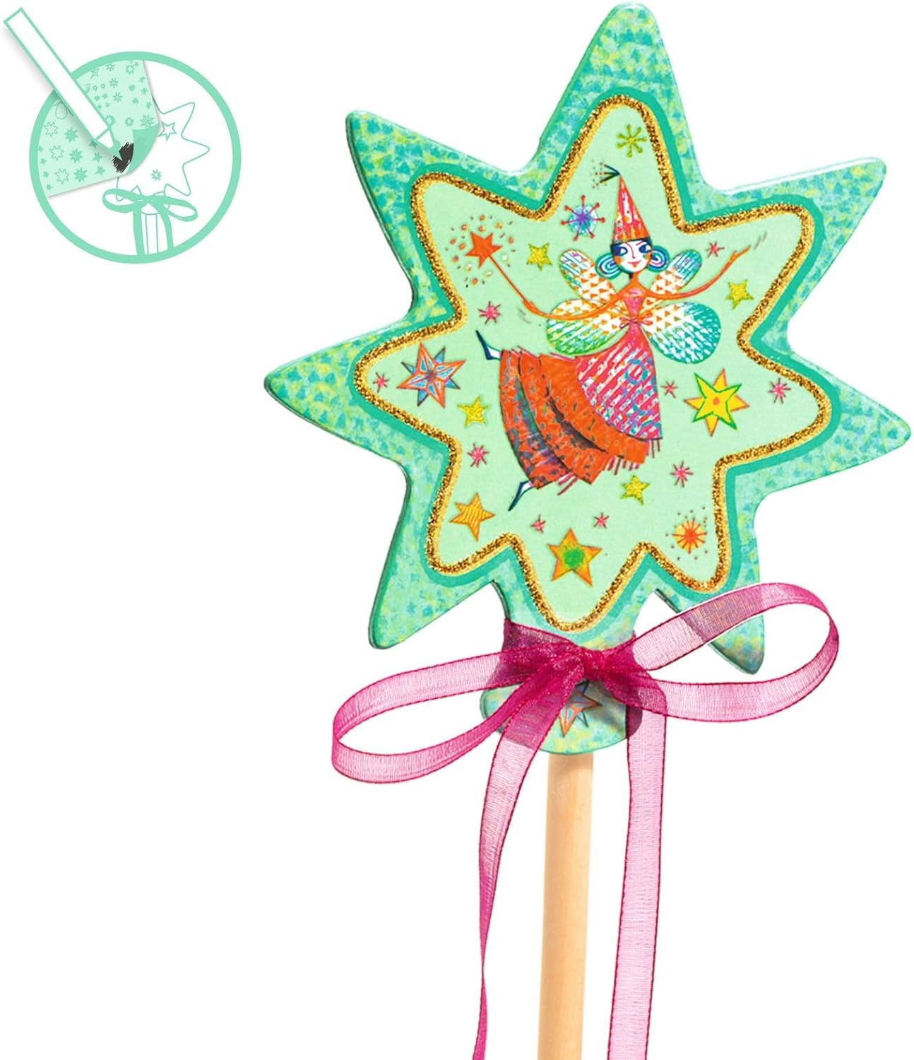 DJECO Little Fairies Magic Wand Craft Kit image number 1