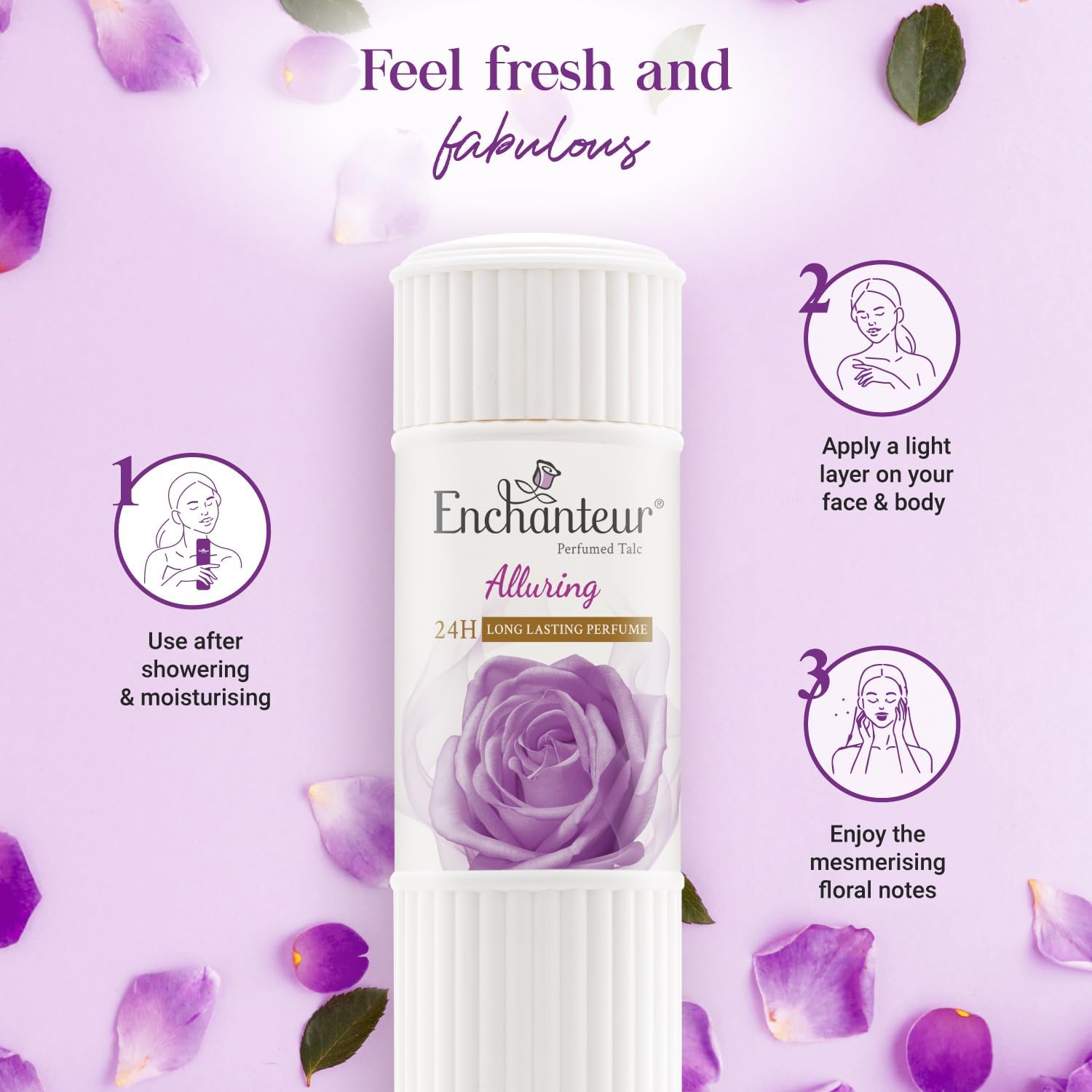 Enchanteur Alluring Perfumed Talc 250 G