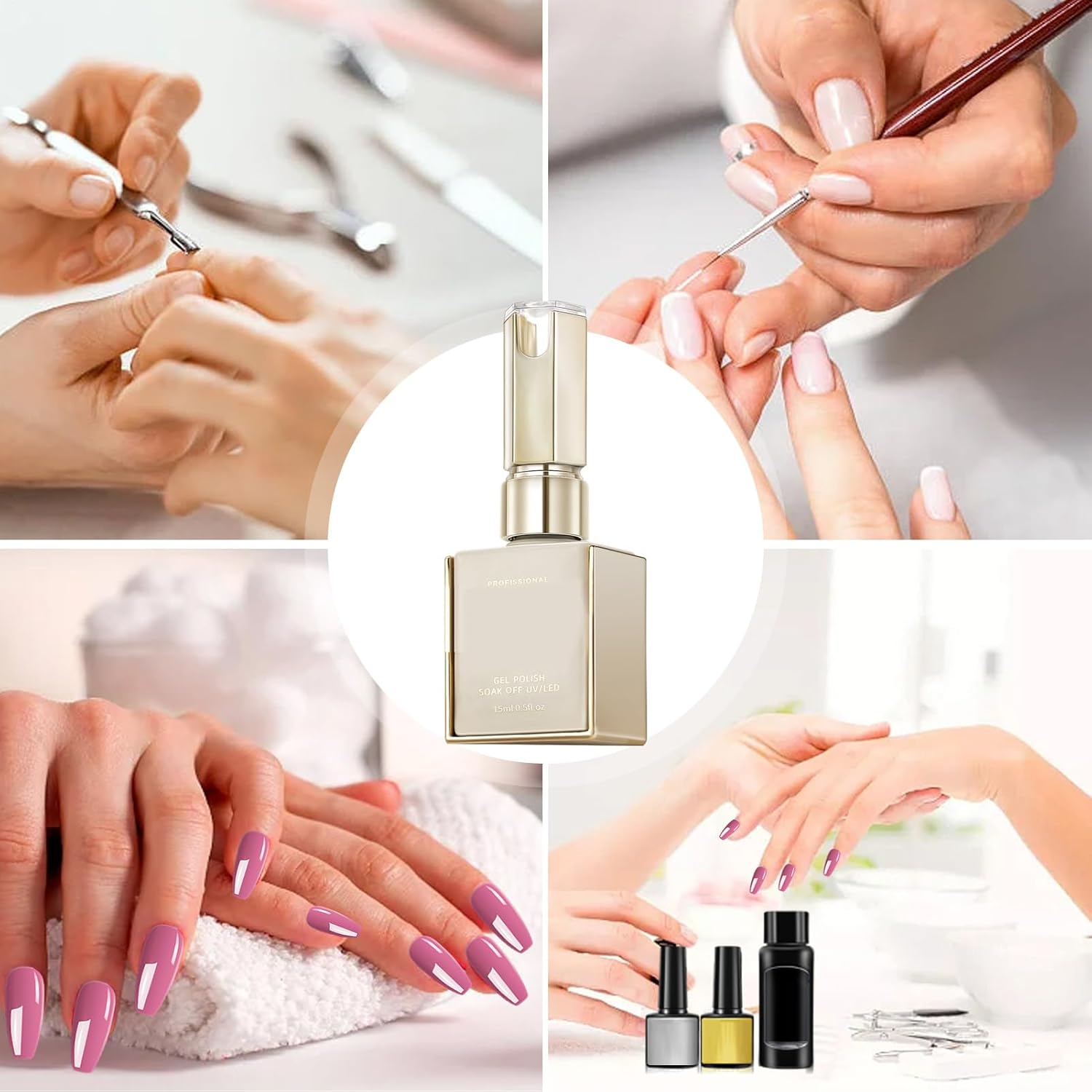 Nail Blooming Gel - 15Ml UV Blooming Stamping Top Coat - Safe Blossom Clear Fingernail Top Coat for Wife Sister Friend Daughter Girlfriend image number 4