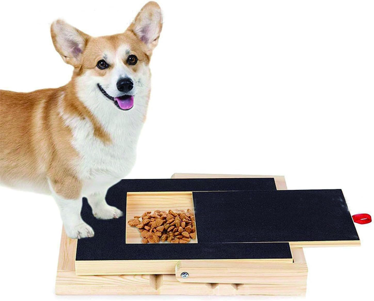 Songholee Pet Nail Board, Dog Scratch Pad, Dog Nail File Toy with Treat Box, Dog Nail File, Adjustable Dog Scratching Plate, Dog Paw Repair Board, for Small to Medium-Sized Dogs image number 3