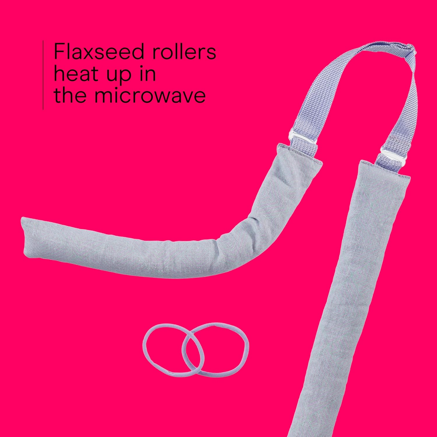 Conair Extra Long Microwave Rollers - Curlers for Women - Hair Curlers - Hair Curler for Women - Curlers - Microwave for Quick Styling - 5 Pk image number 3