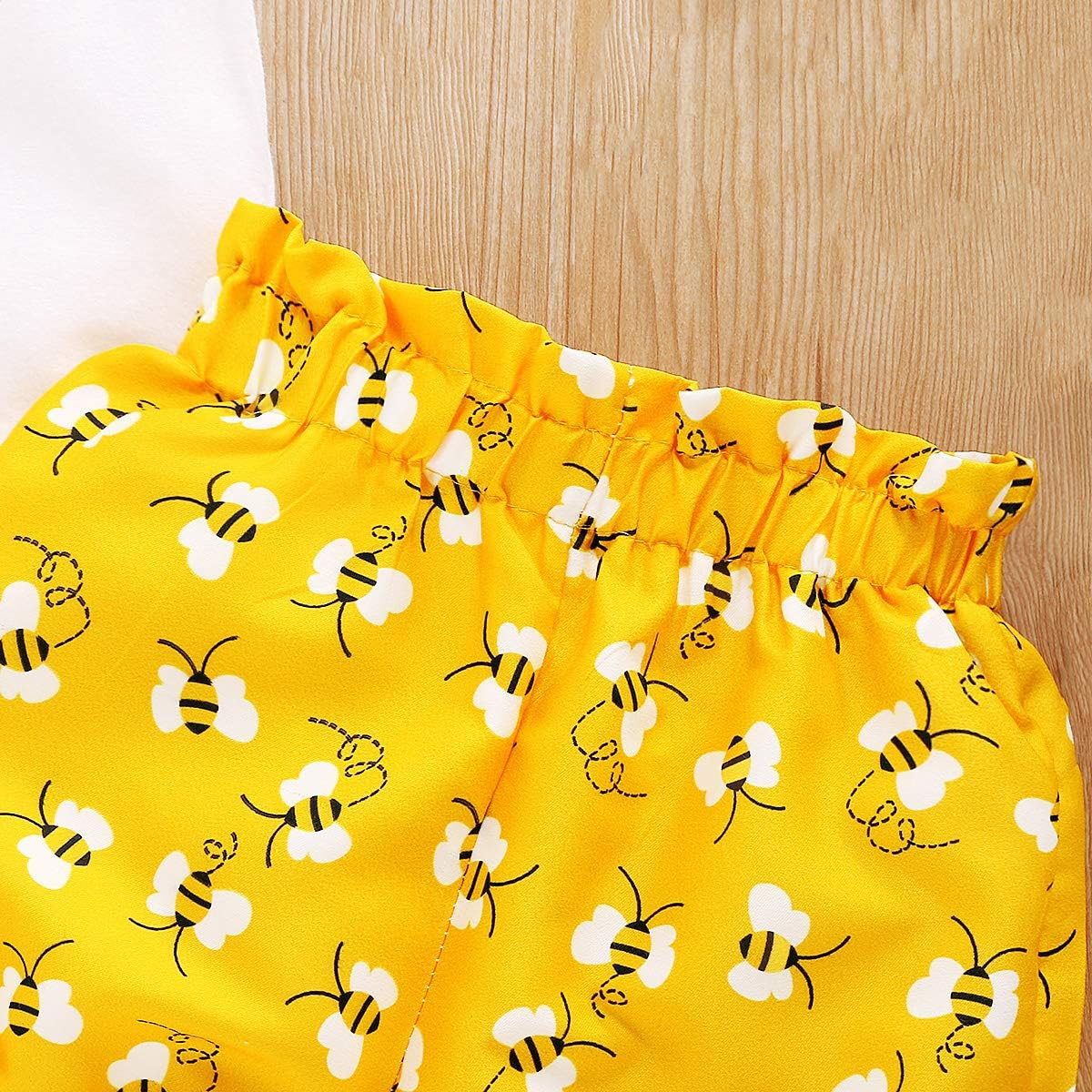 Baby Girl My First Easter Outfits Infant Letter Print Long Sleeve Romper+Bunny Pants+Headband 3Pcs Clothes image number 1