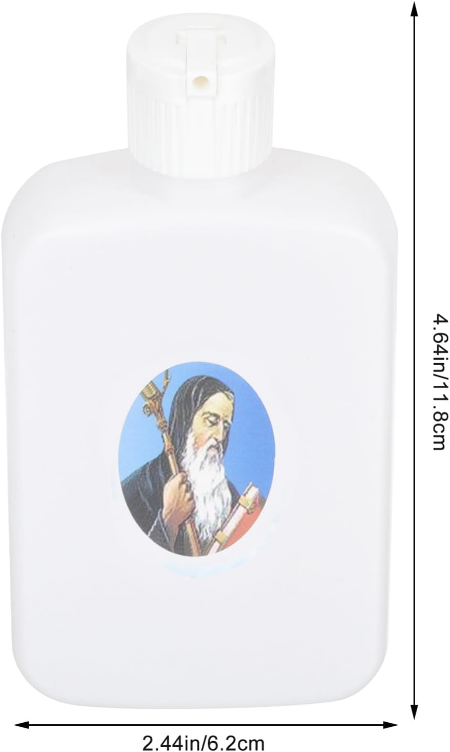 Ciieeo 6Pcs Refillable Holy Water Bottles Plastic Small Water Container for Easter Church Baptism Ceremony image number 2