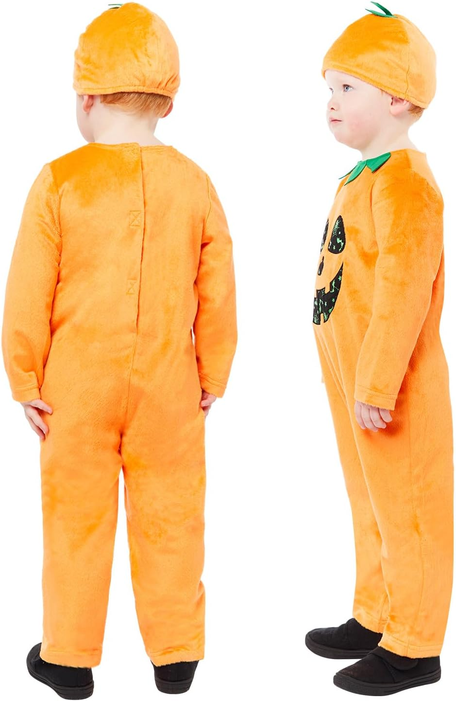 Amscan 9917962 Baby Halloween Lil Pumpkin Fancy Dress Costume, Unisex, Multi, 18-24 Months