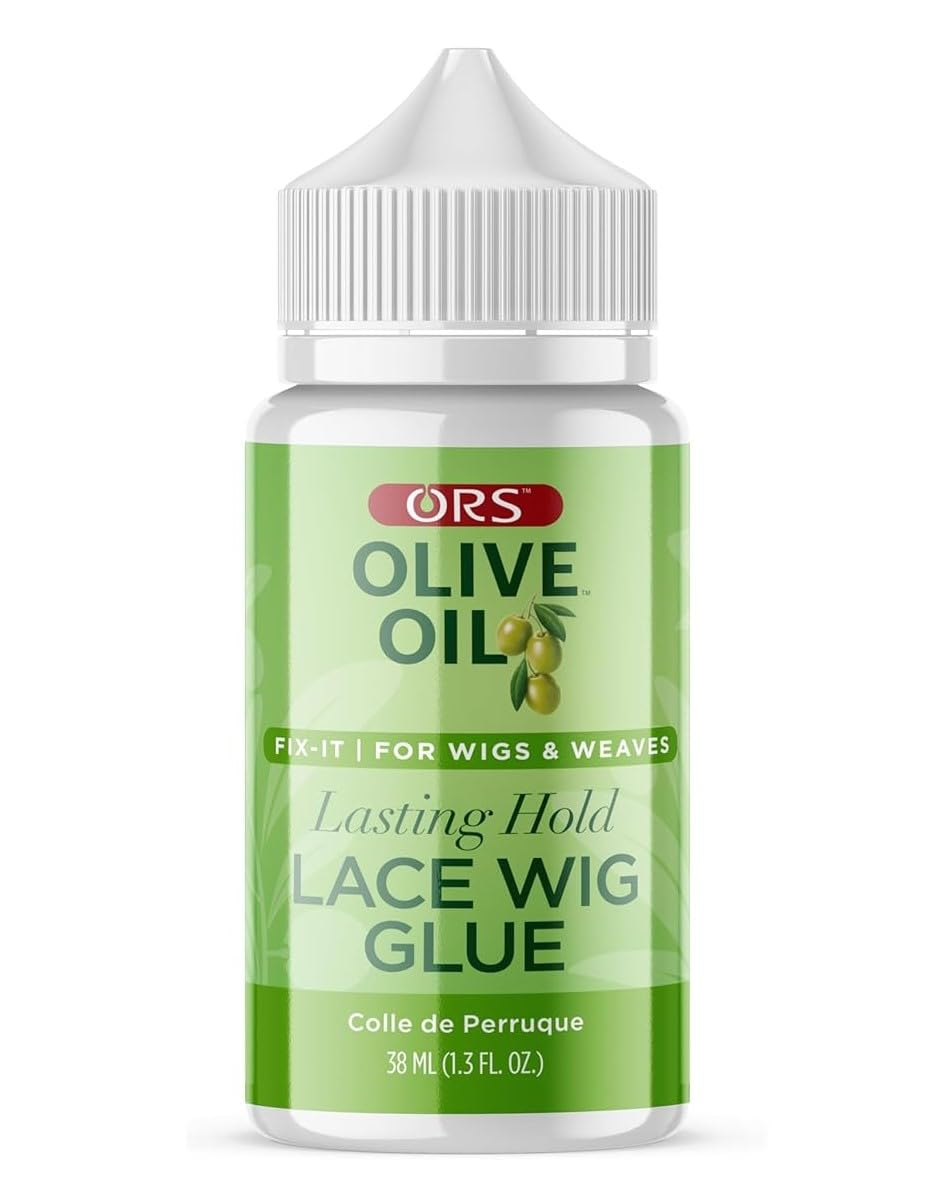 ORS Olive Oil Lace Wig Glue, Lasting Hold, 38 Ml, Fix-It for Wigs & Weaves