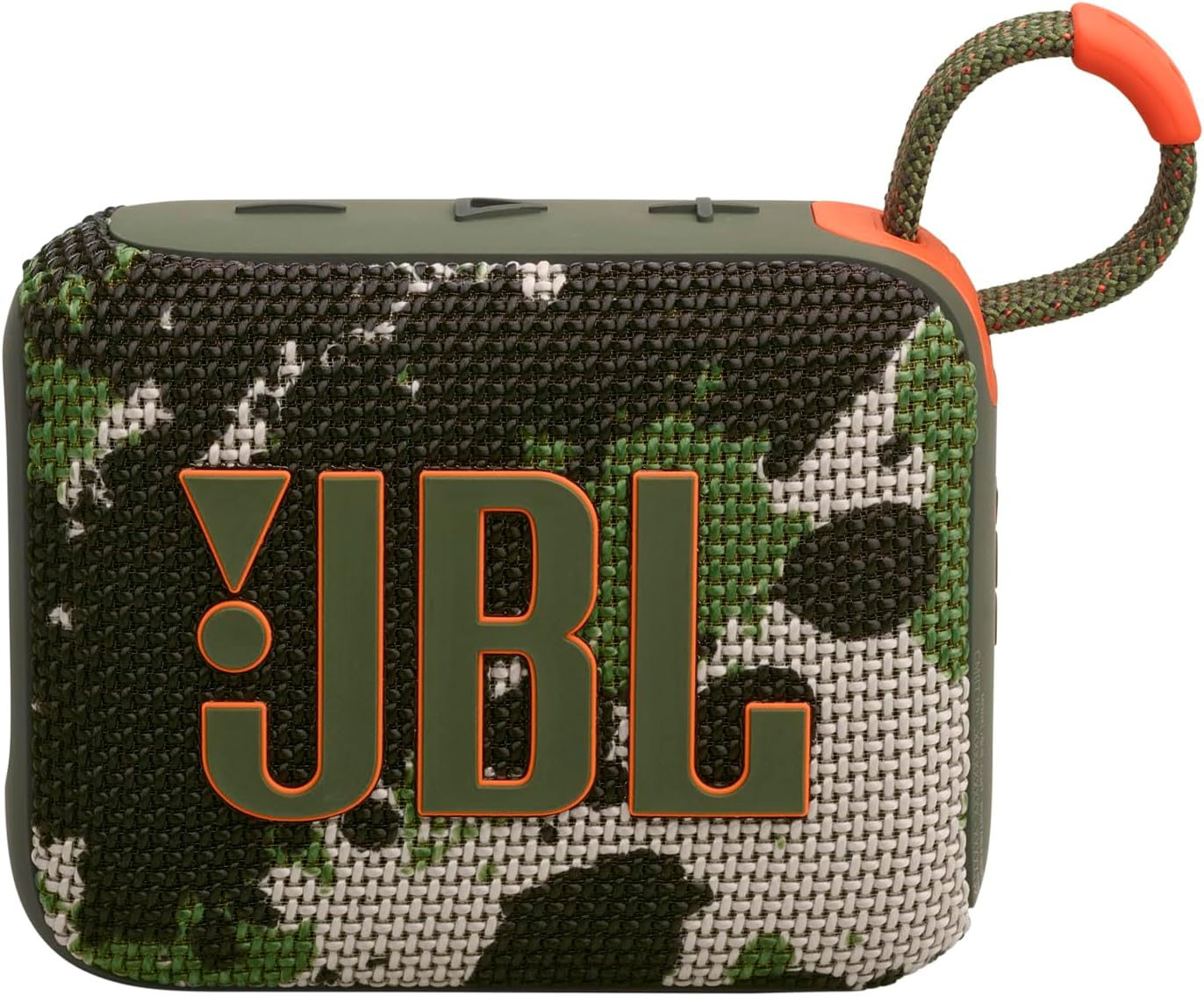 JBL Go 4, Ultra-Portable JBL Pro Sound with Punchier Bass, up to 7 Hours of Playtime plus 2 Hours with Playtime Boost, Waterproof and Dustproof, Multi-Speaker Connection by Auracast, Squad