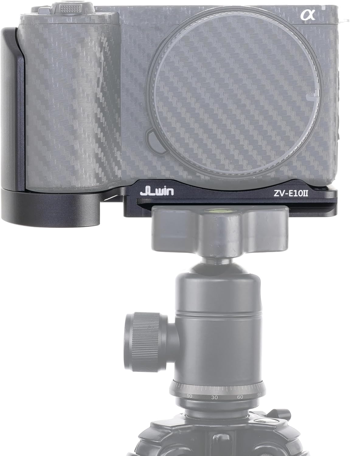 FOTGA ZV-E10II L-Bracket Handle, L-Shaped Handle with Quick Release Plate Mount for Sony Alpha ZV-E10 II Camera, Integrated Side Grip, Quick Release Plate Compatible with Arca Swiss image number 5