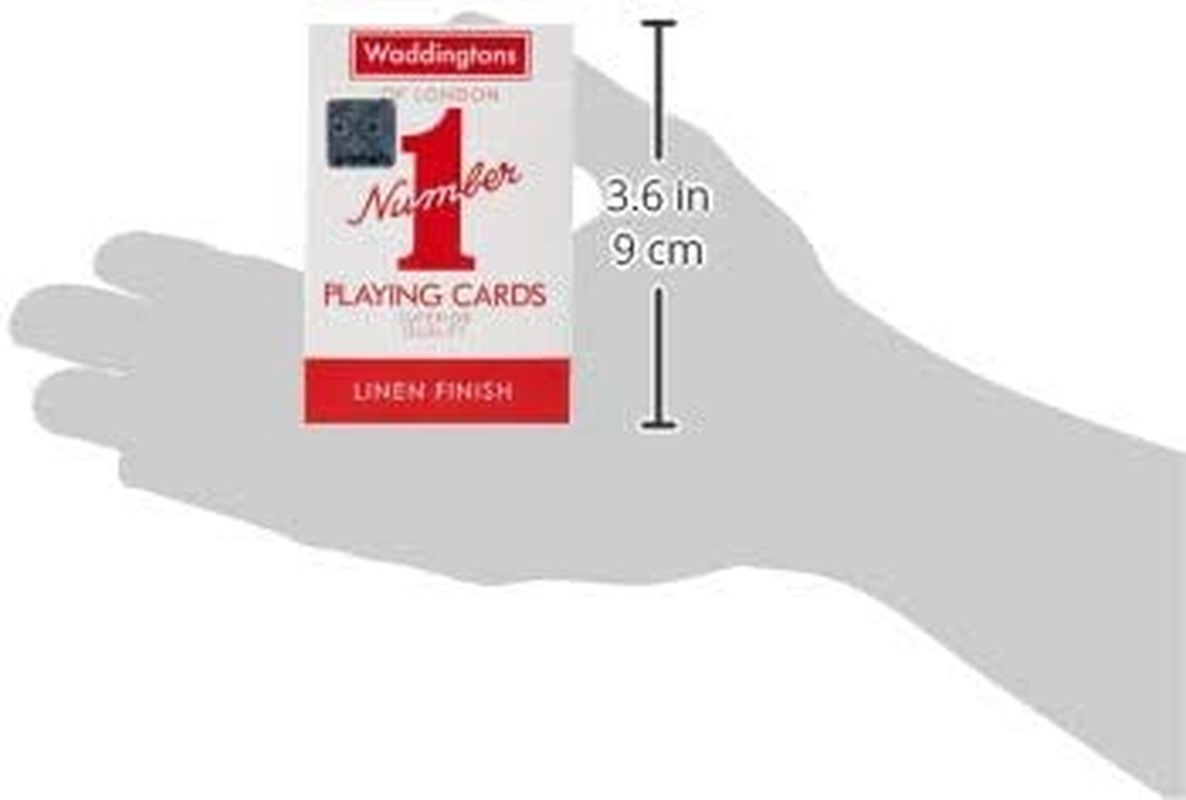 Winning Moves Australia 7290 Red and Blue Waddingtons Number 1 Playing Cards,Red or Blue image number 2