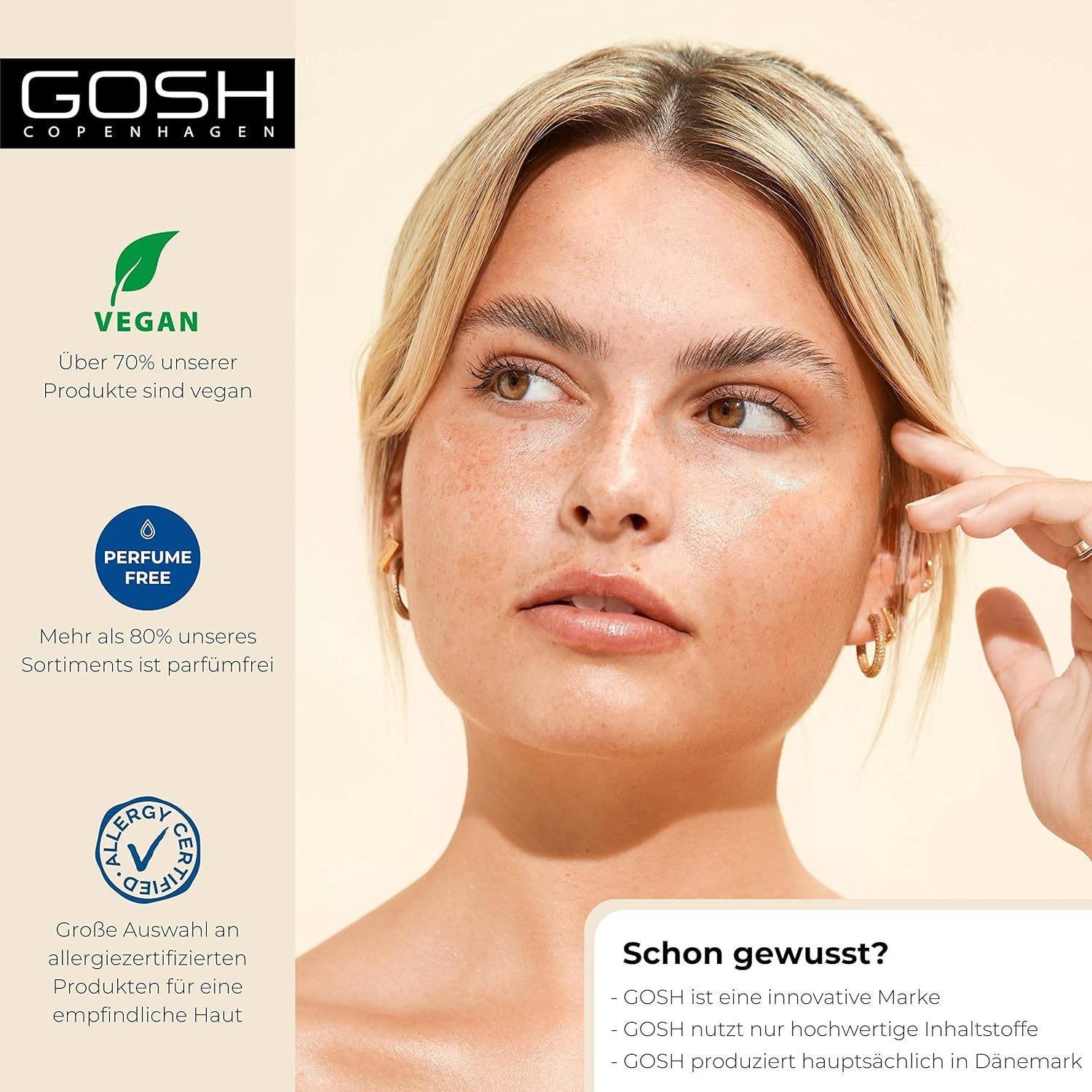 GOSH Brow Lift Lamination Eyebrow Gel, Vegan, Colourless Fixing Gel for Quick Flawless Brow Styling, with Salon Effect, Fragrance-Free & Long-Lasting Suitable for Allergy Sufferers - 002 Dark Brown image number 5
