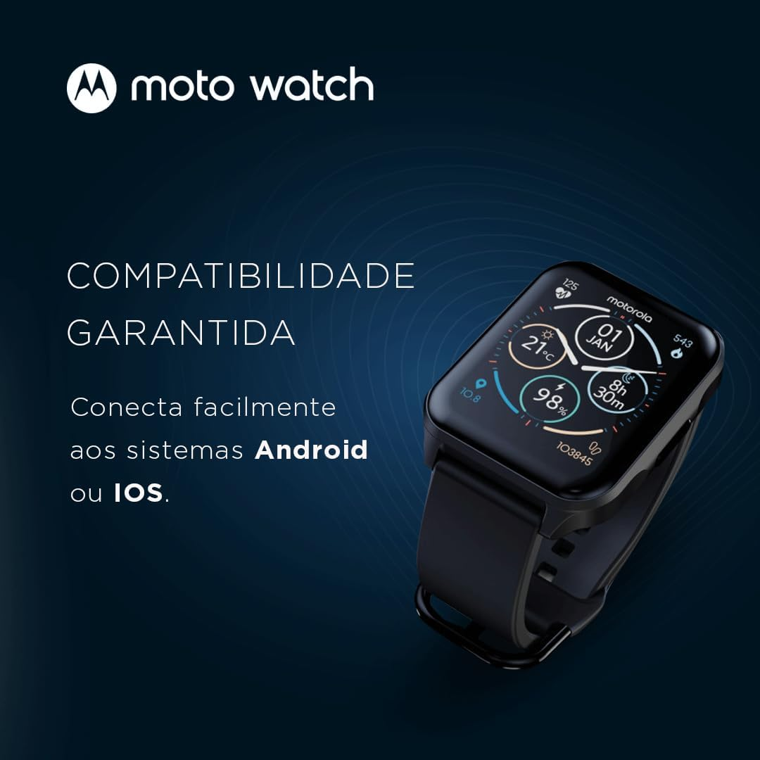 Moto 70 Smartwatch Black image number 3