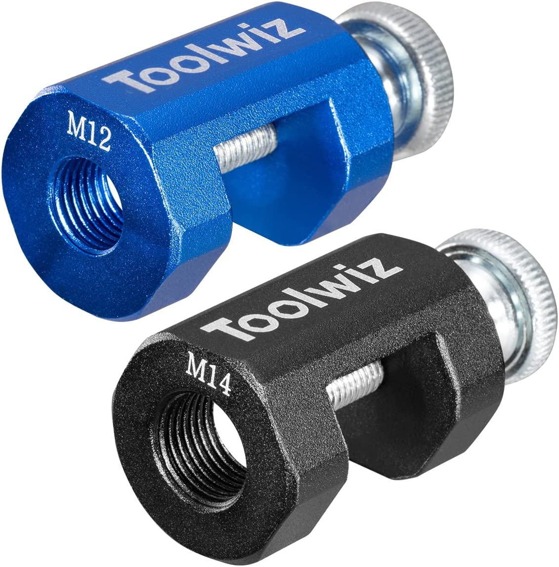 Toolwiz Spark Plug Gap Tool with 32 Blade Steel Feeler Gauge, Gapping Tool for Most 10Mm 12Mm 14Mm 16Mm Thread Spark Plugs, Black