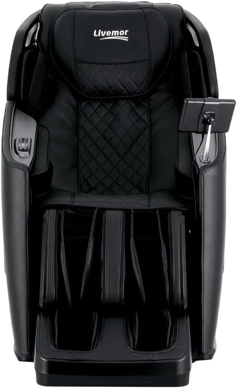 Livemor 4D Massage Chair Electric Recliner Home Massager Black image number 4