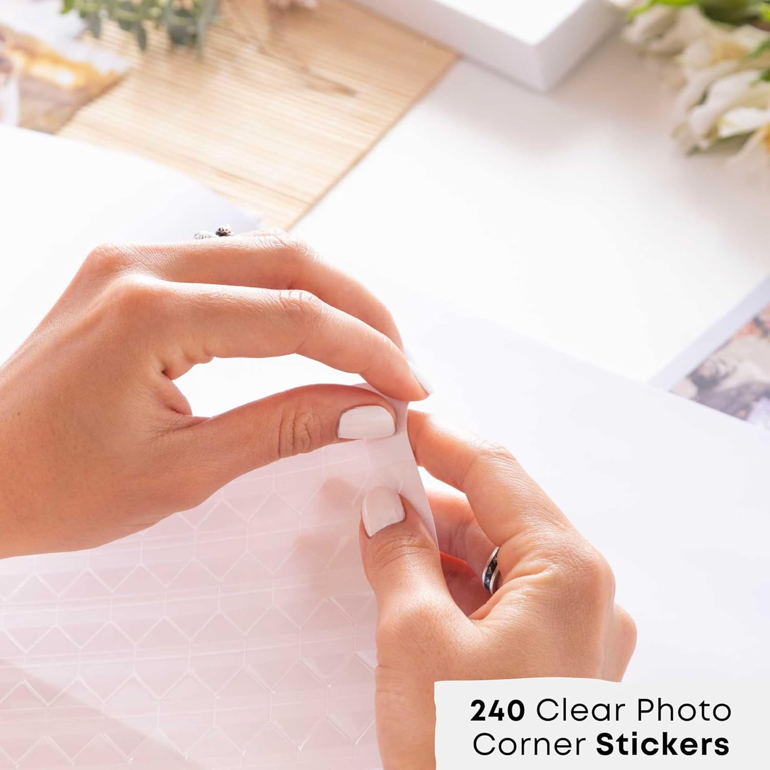 Premium Baby Shower Guest Book - Linen Cover Wedding Guest Book - Includes Baby Book Keepsake Box W/ 100 Pages for Signatures & Photos - Ideal for Polaroid Baby Photo Book, Graduation & Special Events image number 5