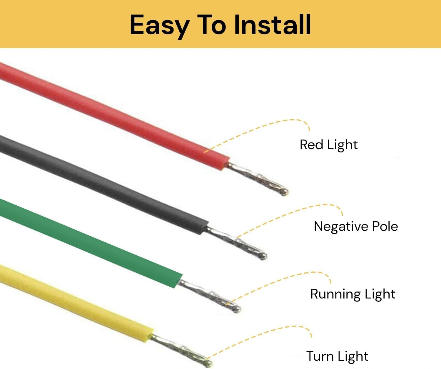 EZONEDEAL Halo Neon 100LED Stop Flowing Turn Signal Brake Rear Tail Light Trailer Truck 2PCS image number 6