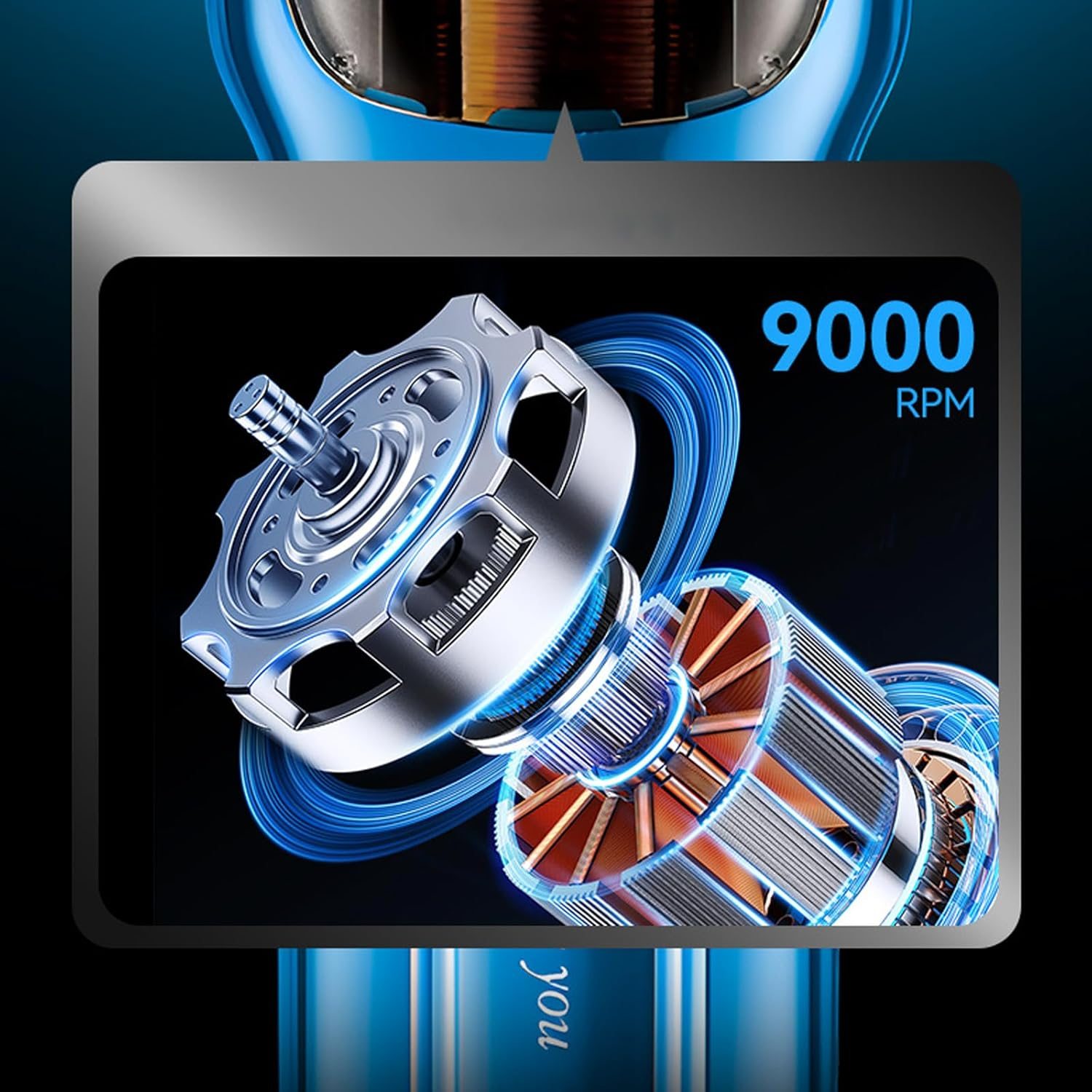 KEMEI Professional Hair Clippers for Men Cord/Cordless Hair Cutting Kits, Hair & Beard Trimmer, Adjustable Barber Clippers with USB Rechargeable, KM-1763 image number 2