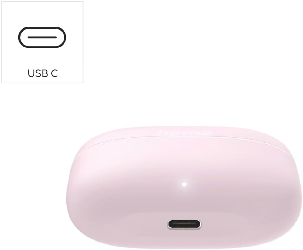 Hama Freedom Buddy II True Wireless Earbuds, ENC, Pink image number 6