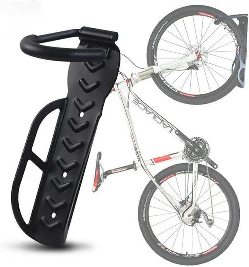 AIMALL 4PCS Steel Bicycle Bike Wall Rack Mount Garage Stand Holder Storage Hanger Hook, Space-Saving Stand Holder for Indoor Use image number 6