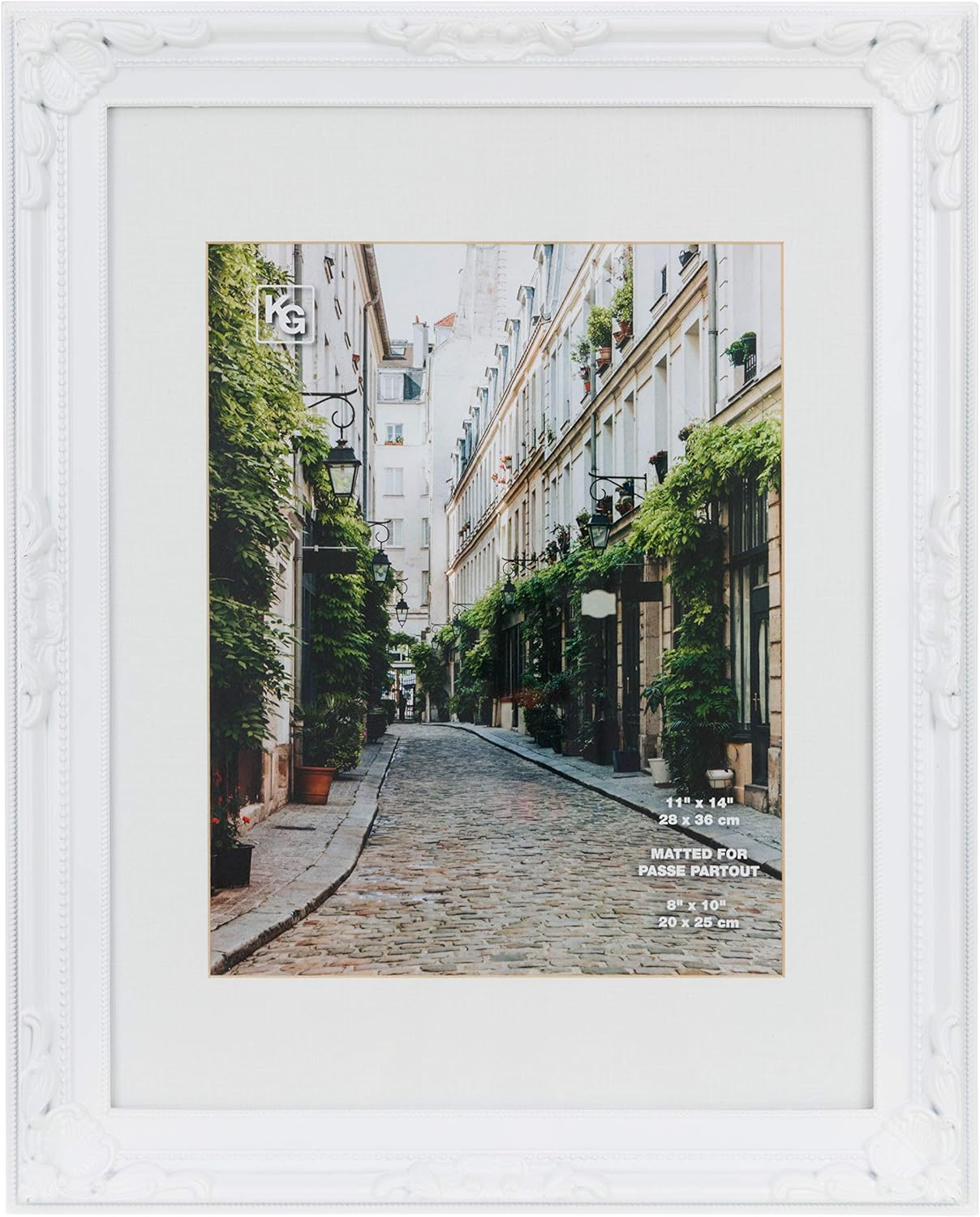 Kieragrace PH43925 Traditional Luxury-Frames, 11 by 14-Inch, White image number 2