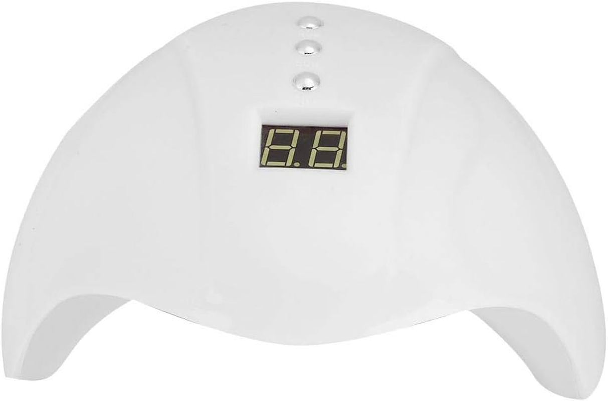 Nail Lamp,36W LED UV Nail Lamp Gel Nail Polish Dryer Quick Drying Nail Art Machine(White) image number 6