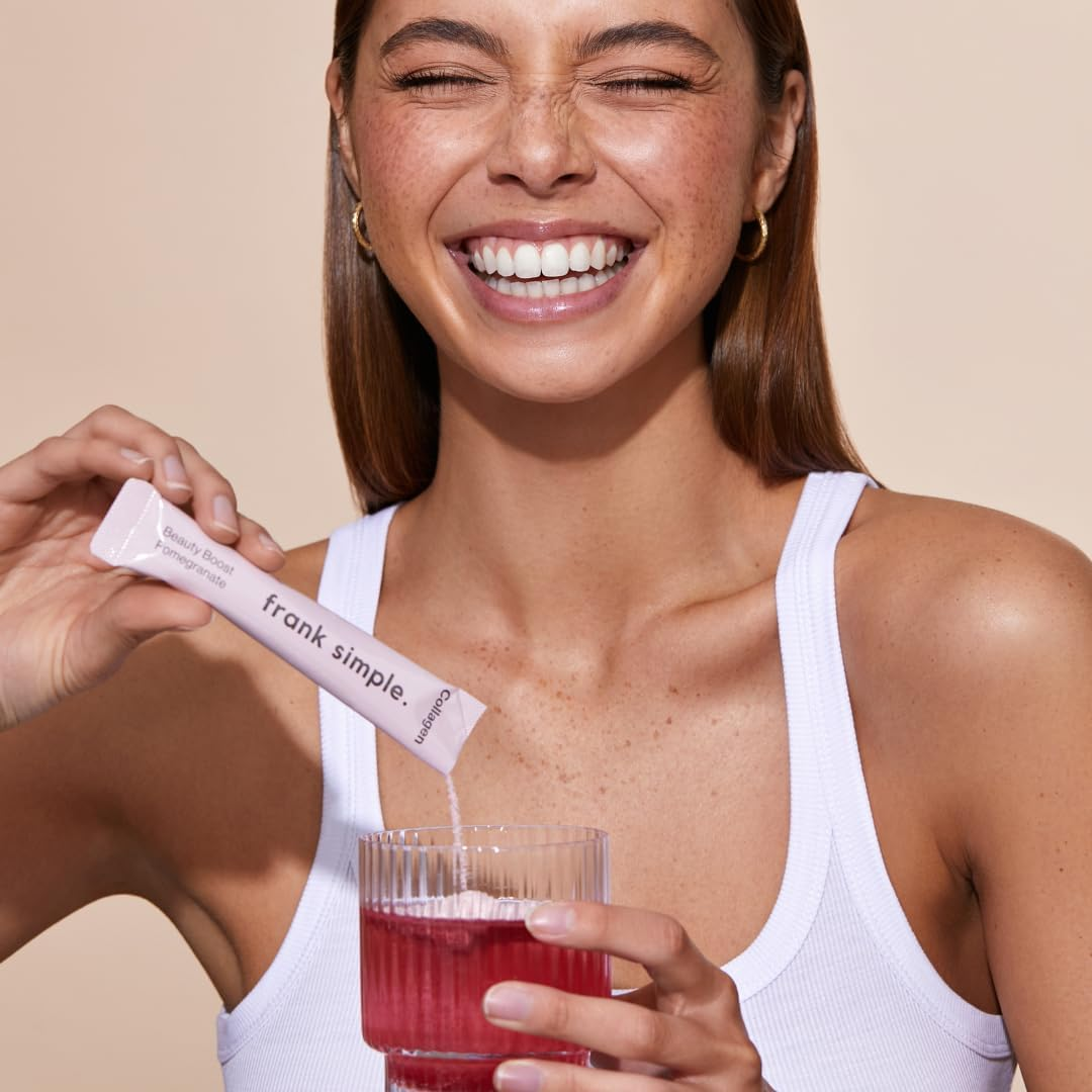 Frank Simple Pomegranate Collagen Beauty Boost 28 Sachets image number 3