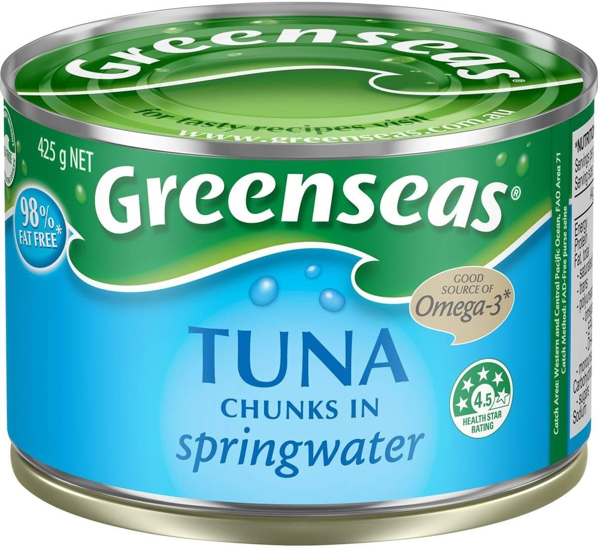 Greenseas Tuna in Springwater, 425G (PX01233/G) image number 4